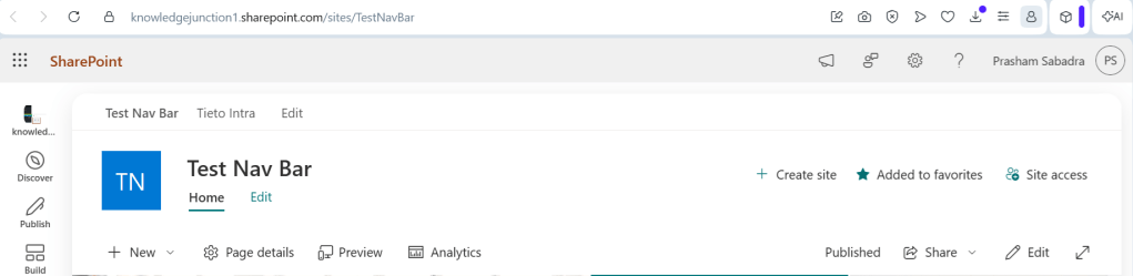 Search box is hidden after executing the PowerShell CMDLET